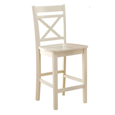 Chaise crème à hauteur de comptoir (2) - Améliorez votre espace de salle à manger