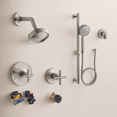 Purist Rite-Temp Showering Kit with Handshower