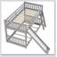 Twin Over Twin Bunk Bed With Convertible Slide And Ladder