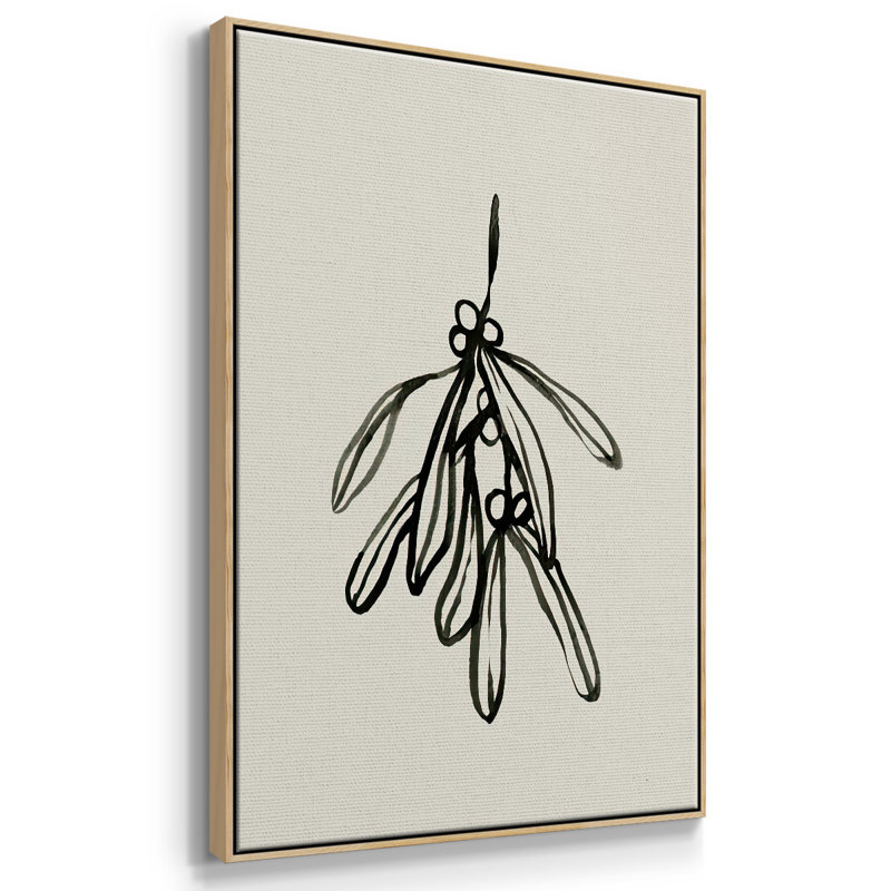 «Mistletoe S croquis II», reproduction sur toile, H 25 po x l 17 po x P 1,5 po, Naturel