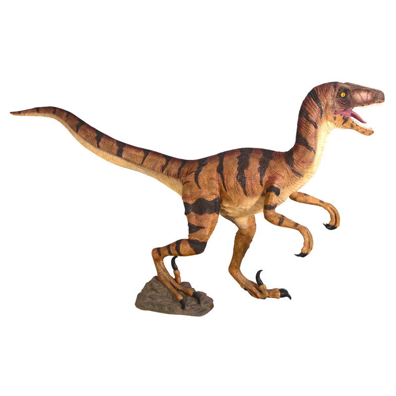 Velociraptor, Jurassic - Sized Dinosaur Statue