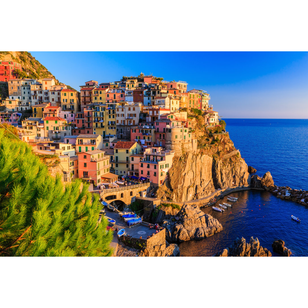 Cinque Terre, Italien von SCStock - Foto ohne Rahmen auf Leinwand