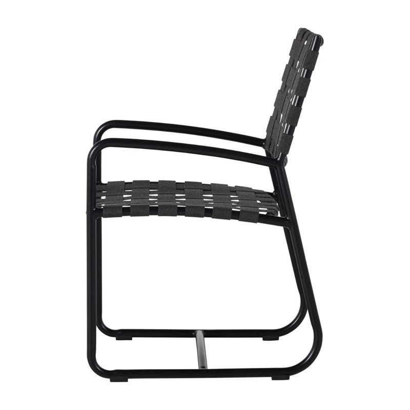 Catalina Arm Chair, Midnight Frame/Charcoal Seat