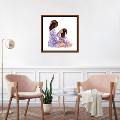 «Mom and Daughter» par Elza Fouche - reproduction imprimée
