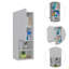 Armoire de salle de bain, deux tablettes internes, deux tablettes externes, une porte