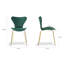 4 Doreen Velvet Upholstered Dining Chair with Black Metal Legs-1866964409-1867246406