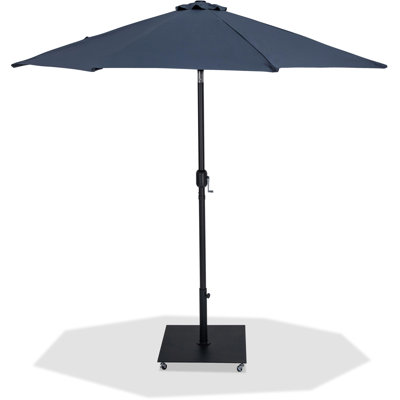 Chavelle Fabric / Aluminum Patio Umbrella With Base Sets
