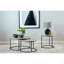 2-Piece Round Faux Marble Nesting Coffee Table