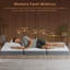 Cabrera Portable Tri-Folding Capability Gel Memory Foam Mattress, Removable and Washable-88070118-125938340