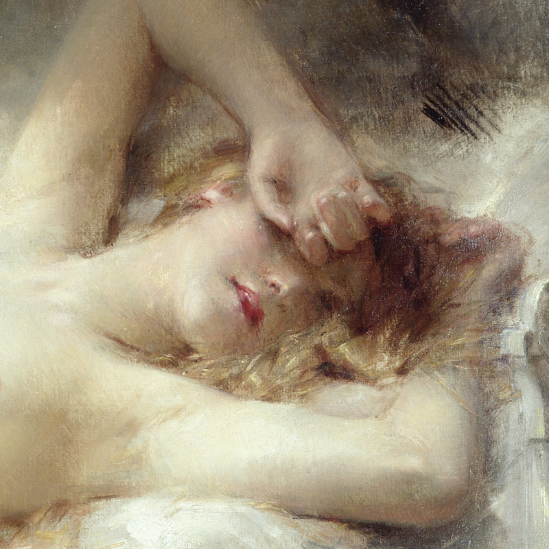 «Golden Rain» par Leon Franois Comerre, reproduction d'art encadrée, H 32 po x l 45 po x P 1,125 po