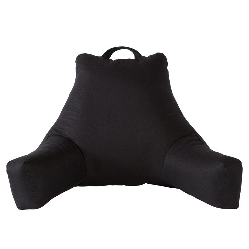  Polyester Bedrest Pilow, Black