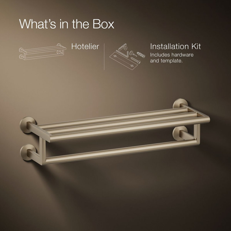 Components™ Hotelier, Vibrant Brushed Bronze