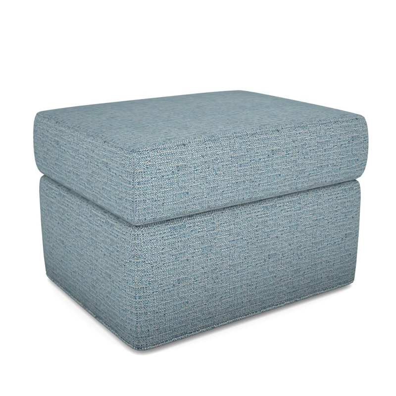 Newlin Ottoman, No, Tuck Cobalt
