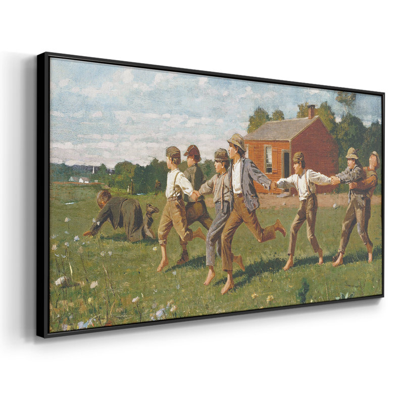 Série paysage - CMXLV III - Toile tendue avec châssis encadré - Prêt à être accroché, H 17 po x l 33 po