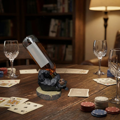 Porte-bouteille de vin en résine