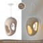 Luminaire suspendu pour îlot de cuisine pour salle à manger, couloir, restaurant, culot E26, base japonaise Wabi-Sabi-1044588812