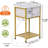 Keri 15.74'' W Metal Nightstand