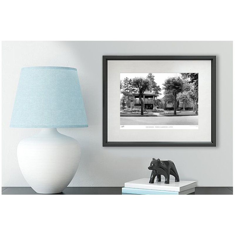 Swindon, Town Gardens C1955 - Single Picture Frame Print, 45cm H x 60cm W x 2.3cm D