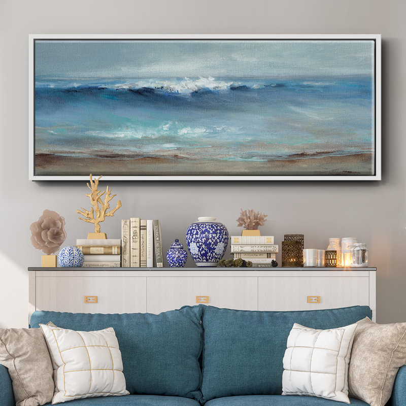 Northeast Wind- Framed Canvas, 20" H x 50" W