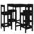 Mahie Rectangular 5 - Piece 4 - Person 203.5Cm L Outdoor Table Set-1842458807