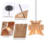 Noirmoutier 1 - Light Farmhouse Boho Geometric Rattan Pendant Light