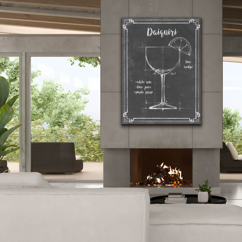  «Mixology 3» par Ethan Harper, art mural sur toile, 40 po x 54 po