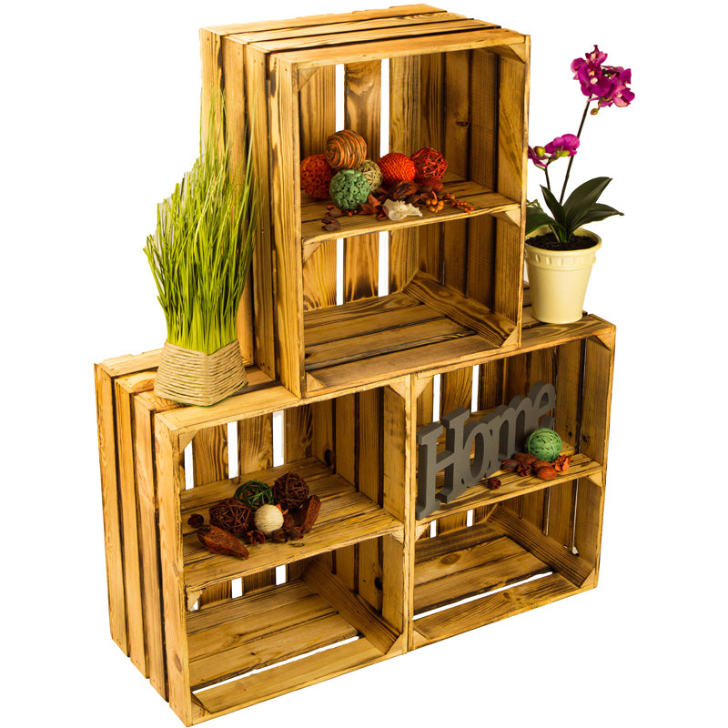 4 Pair Stackable Shoe Rack