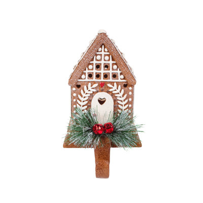 Gumdrop Gingerbread House Stocking Holder
