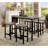 Bassam 4 - Person Trestle Dining Set