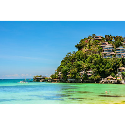 Paradise Lagoon On Boracay, Philippines par - Photographie de toile tendue