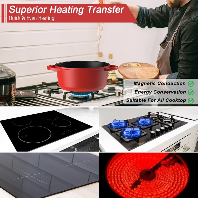 16 - Piece Non-Stick Aluminum Cookware Set