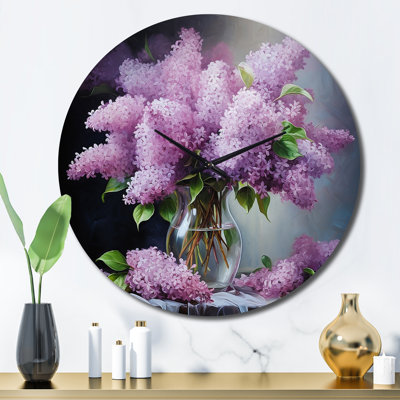 Chamia - Floral Wall Clock