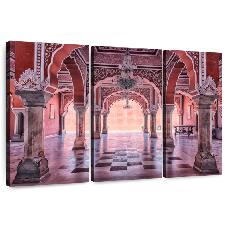 Arches du palais de Sebbie Jaipur, H 20 po x l 33 po