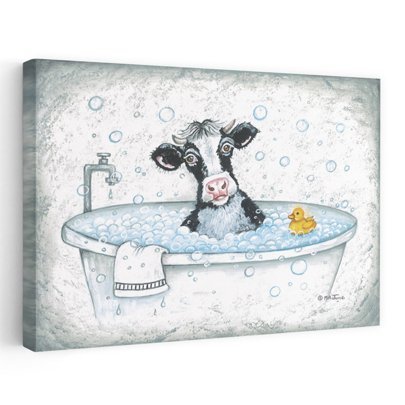 Vache de bain moussant, H 16 po x l 24 po