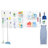 Laundry and Utility Room Organization System Kit