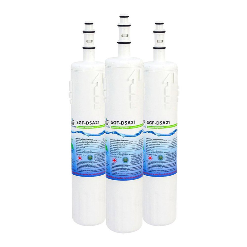 Swift Green Filters SGF-DSA21 Compatible Refrigerator Water Filter for Samsung DA29-00012A, DA29-00012B, DA61-00159A, EFF-6006A-8, Made in USA-3 Pack