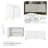 Multi-Functional Four-Door Sideboard with Adjustable Shelves, Ideal for Study, Entryway, and Living Room - White