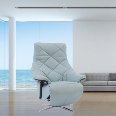 Fauteuil inclinable ergonomique en cuir Ammelie