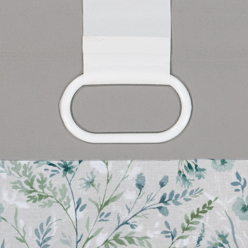 Marine Botanical Blackout Cordless Roman Shade 64x35