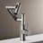 Bathroom Sink Faucet With Spray Function And Temperature Display For Anti-skid Switch And Hot & Cold And 360° Rotary-112230419