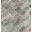 Rustic Beige Spire 12 in. x 12 in. Glossy Glass Mosaic Wall Tile
