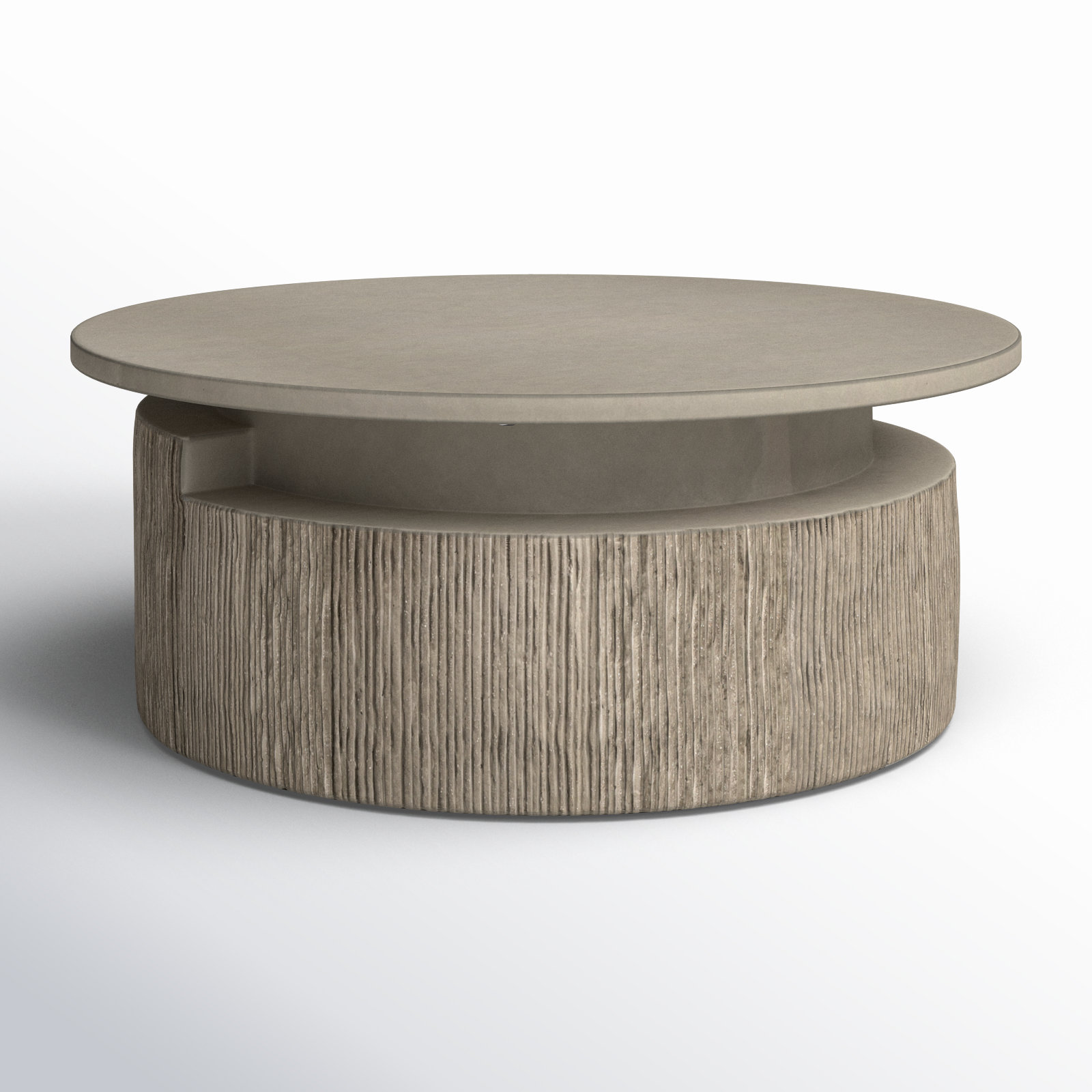 Boise Stone Outdoor Table, 40.25" W x 40.25" L x 16" H