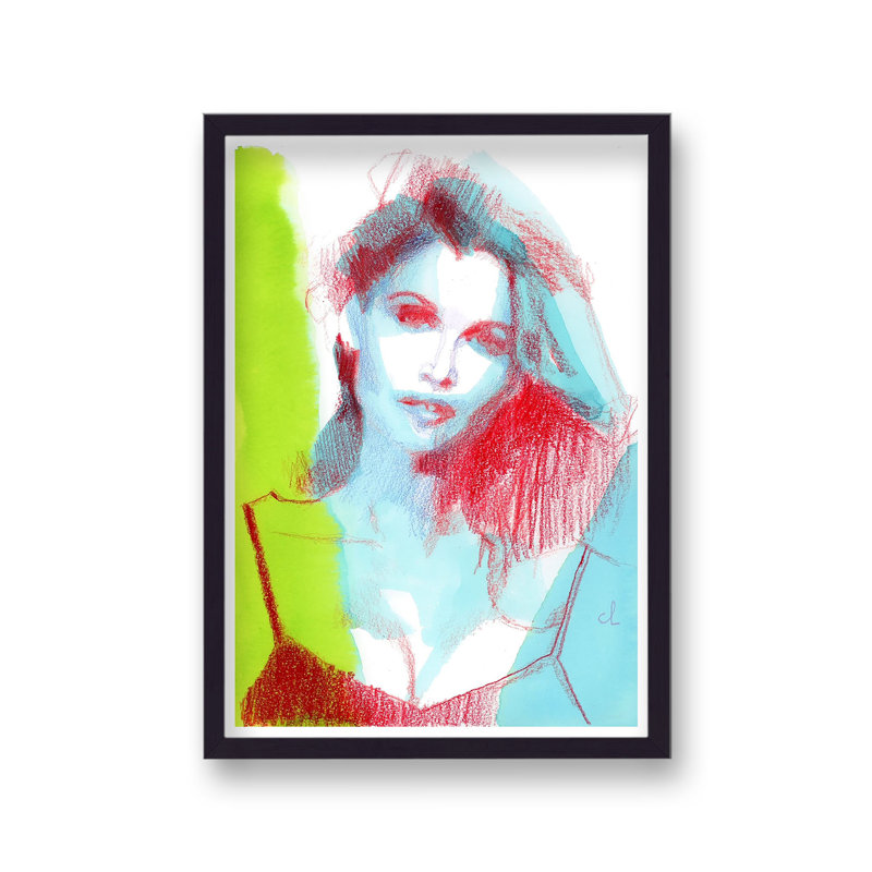 Marc Antoine Coulon Laetita Casta Madame Figaro Couture - Single Picture Frame Print