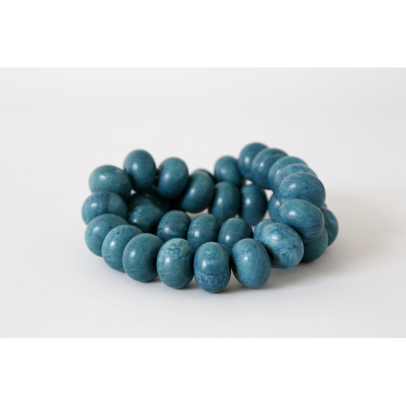Marbre boulier perlé, Bleu turquoise