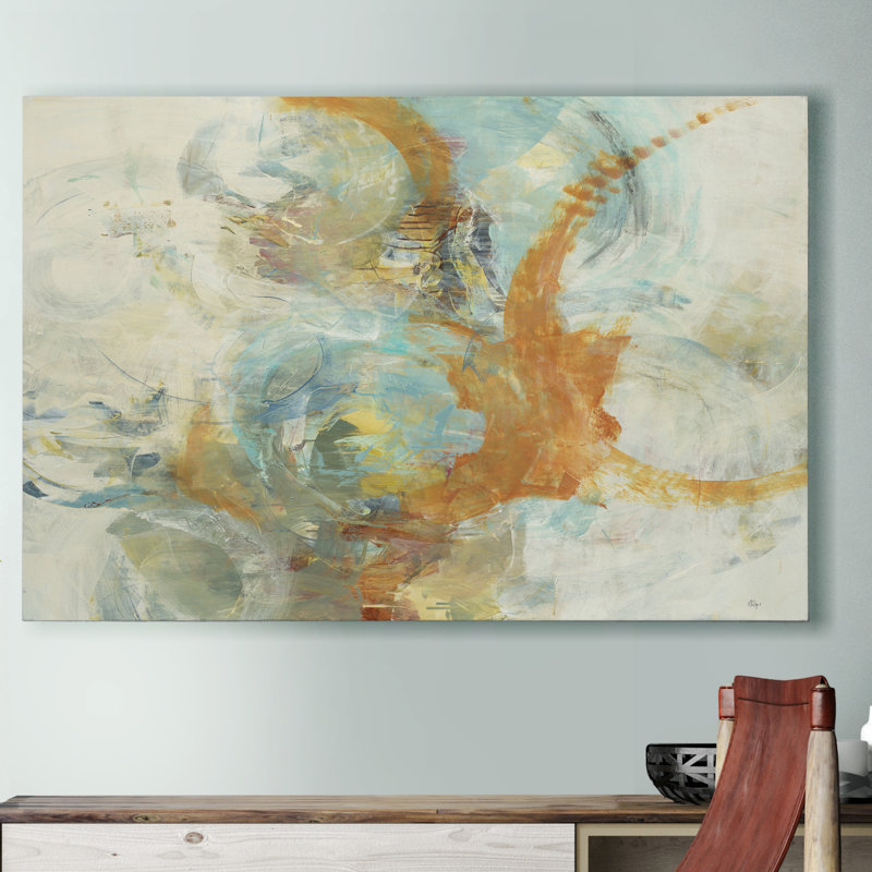 « hula cerceaus iii », peinture sur toile tendue, H 48 po x l 36 po x P 1 po