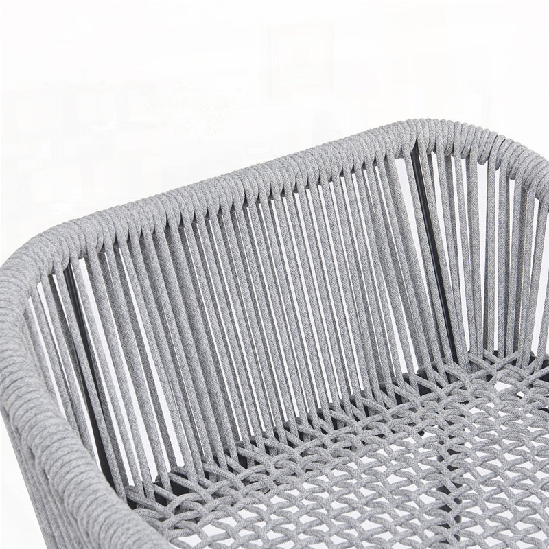 Tabouret de bar pour l'extérieur, Gris clair
