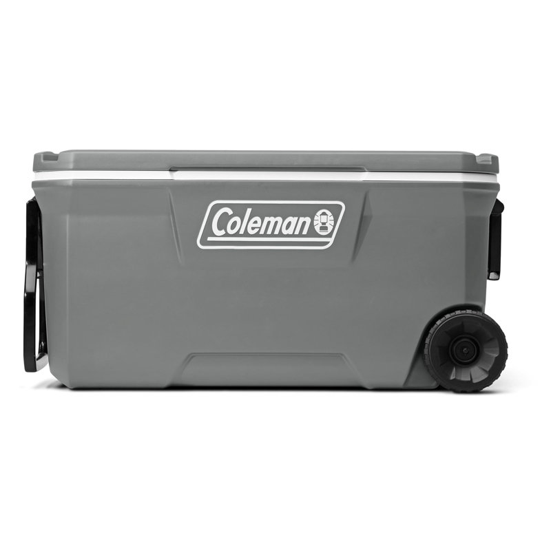 Glacière à roulettes 100QT, Gris roche