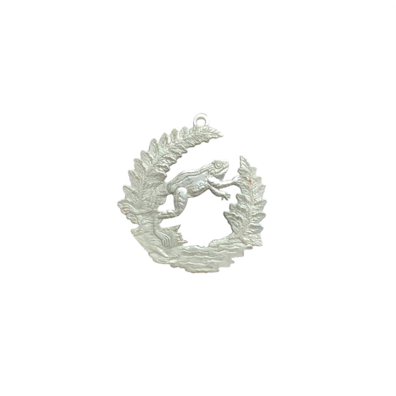 Grenouille 50 po - Tube, Argent