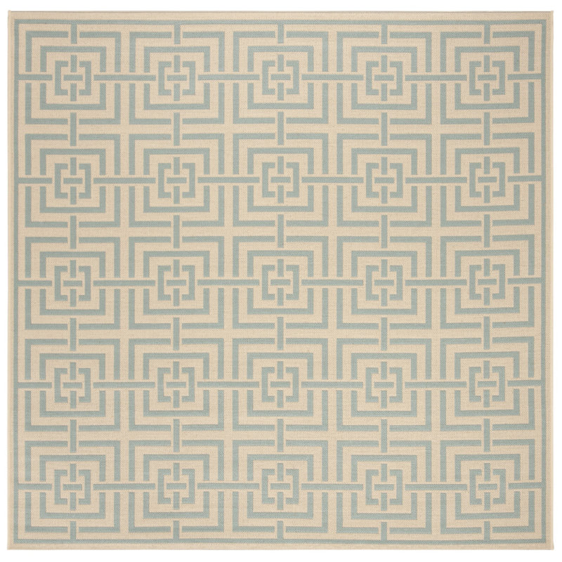 Tapis intérieur / extérieur Gowanus Linden 100, Carré 6 pi 7 po