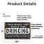 Enseigne en aluminium «I Toldelf I Must Stop Stop» (paquet de 2) 7 po x 10 po